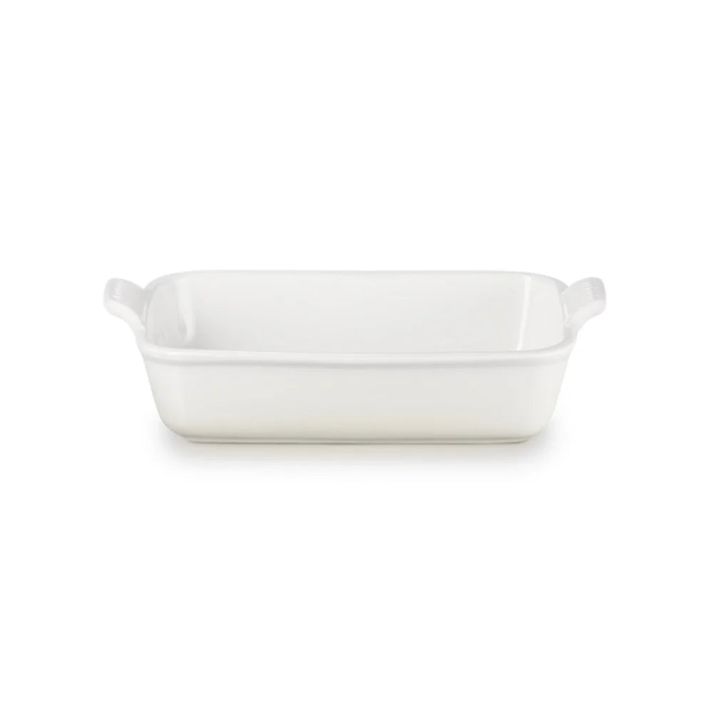 Le Creuset Stoneware Heritage Deep Rectangular Dish 26cm Meringue
