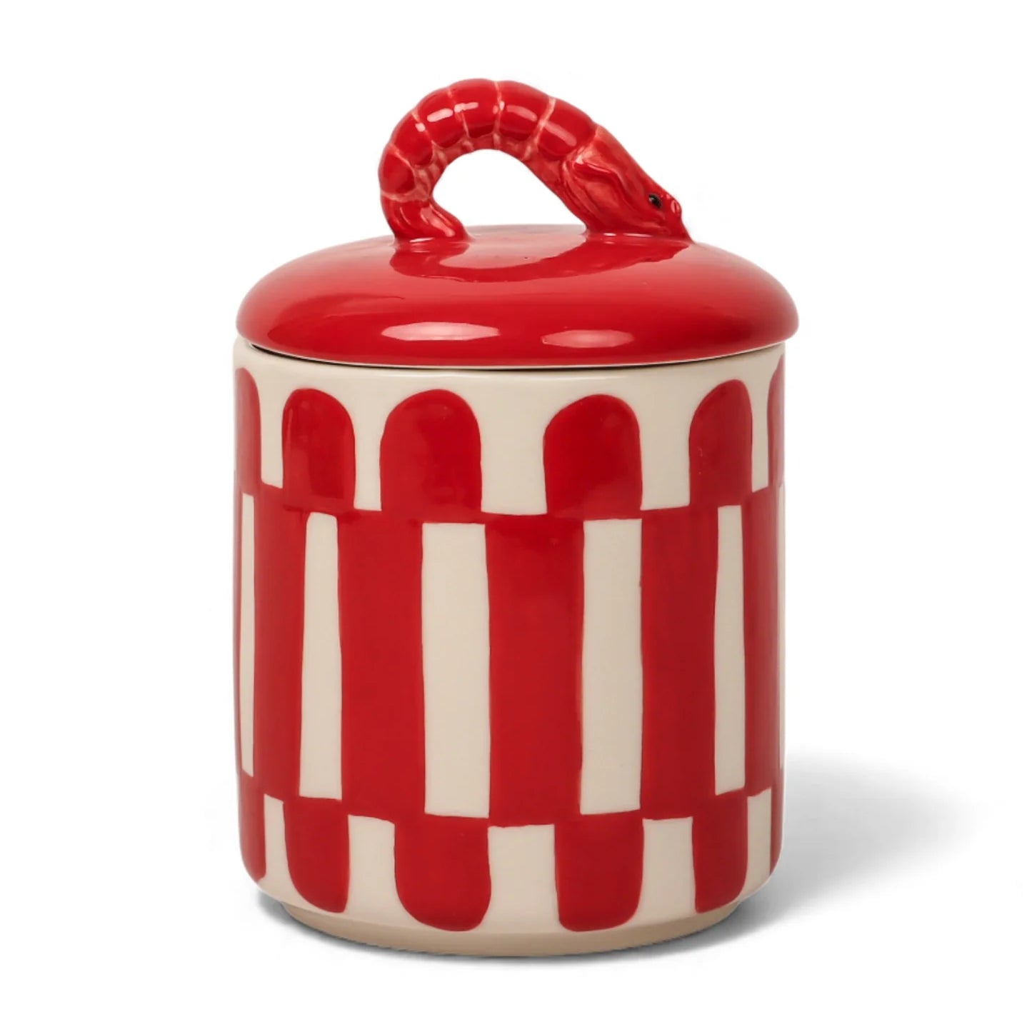Seaview Stoneware Prawn Cannister
