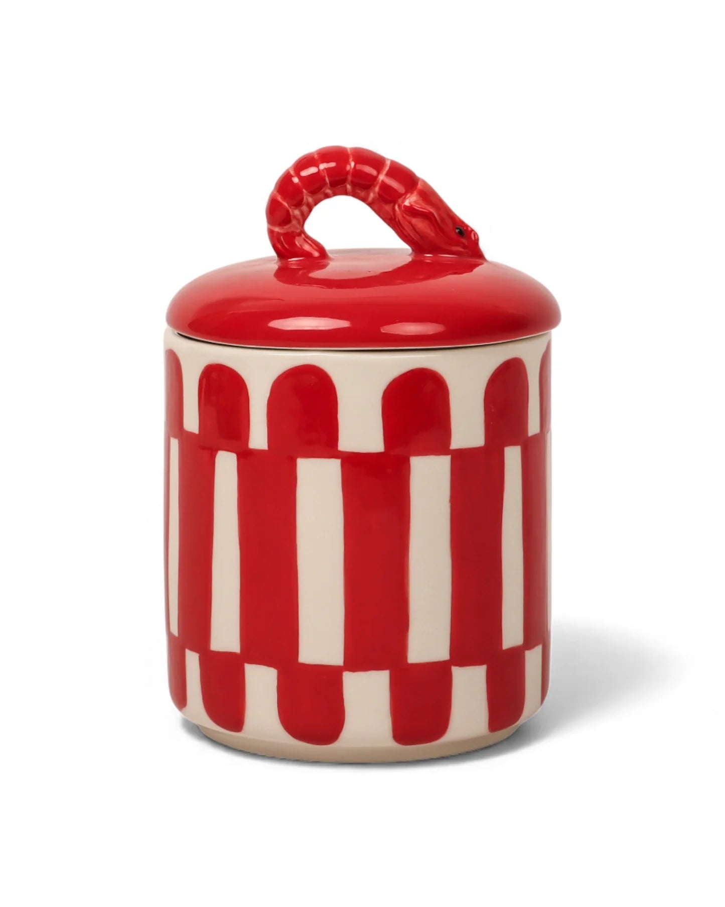Seaview Stoneware Prawn Cannister