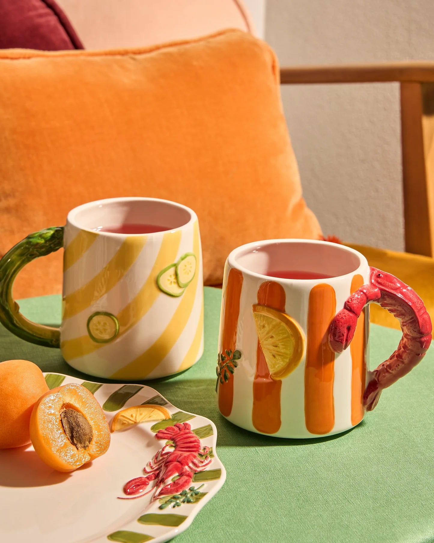 Seaview Stoneware Lobster Mug