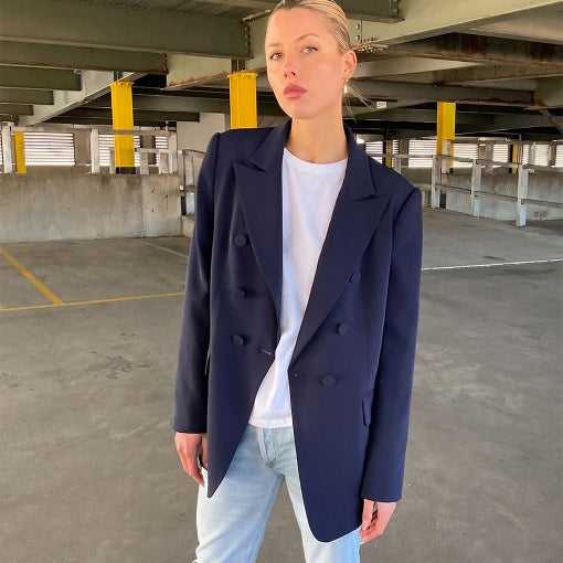 Solid Navy Blazers  - No Stripes