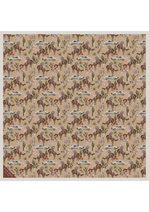 No Man's Land Bandana - Silk 65cm x 65cm