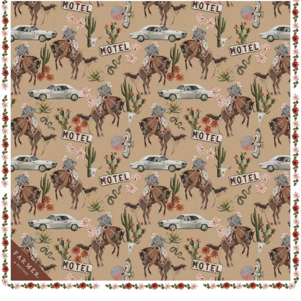 No Man's Land Bandana - Silk 65cm x 65cm