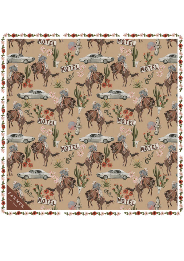 No Man's Land Bandana - Silk 65cm x 65cm