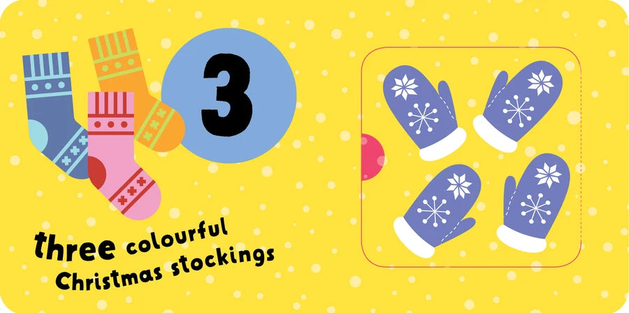 Lift-The-Flap Board Book - My Christmas 123