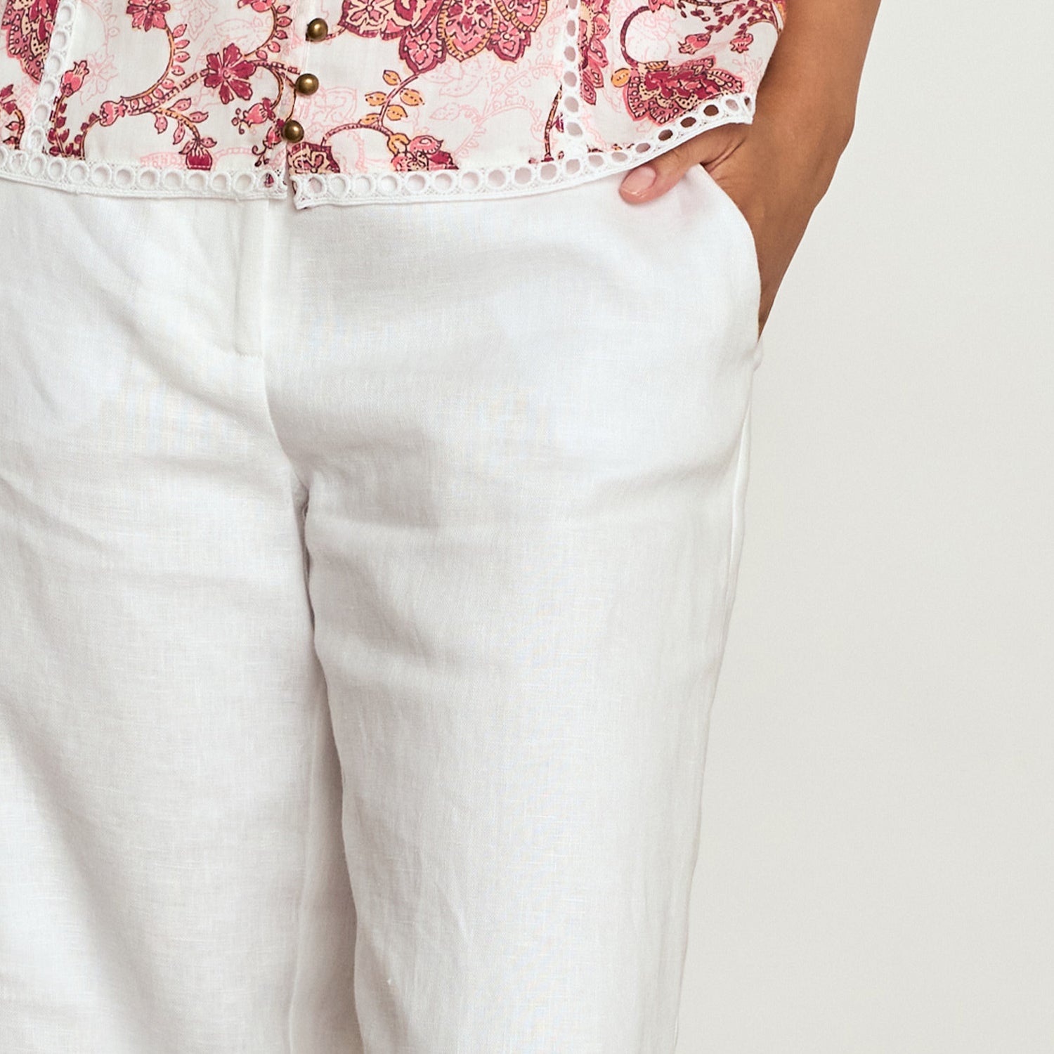 Offset Pant - Porcelain