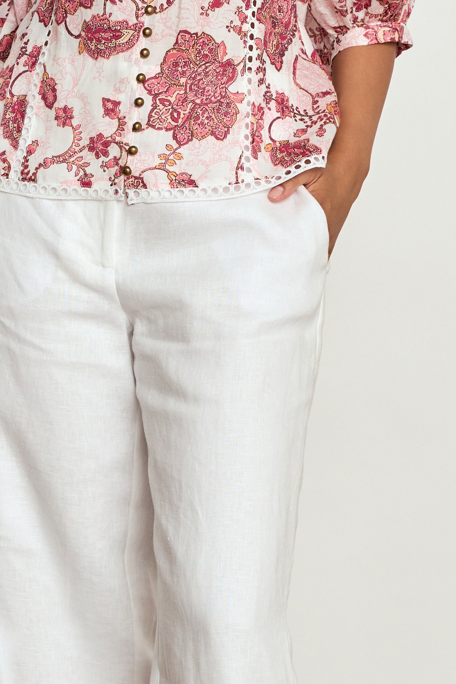 Offset Pant - Porcelain