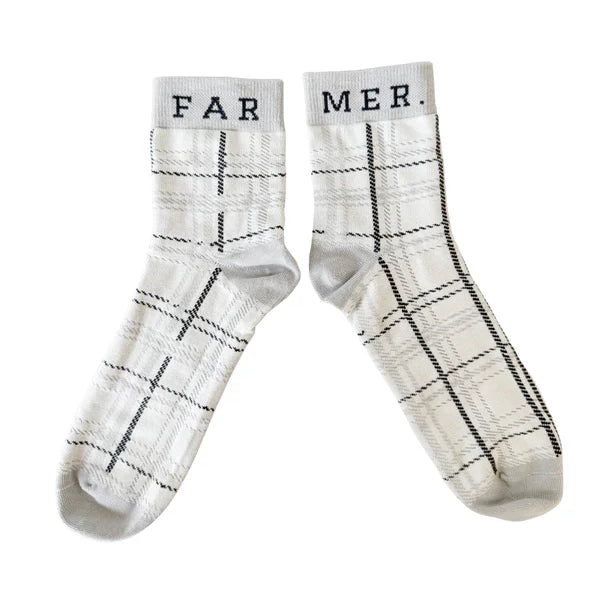 Pasture Plaid  Socks