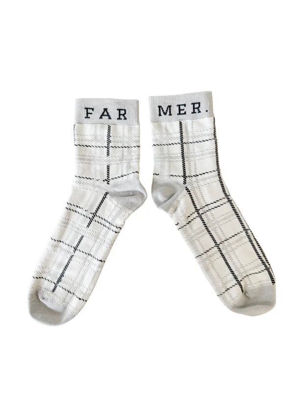 Pasture Plaid  Socks