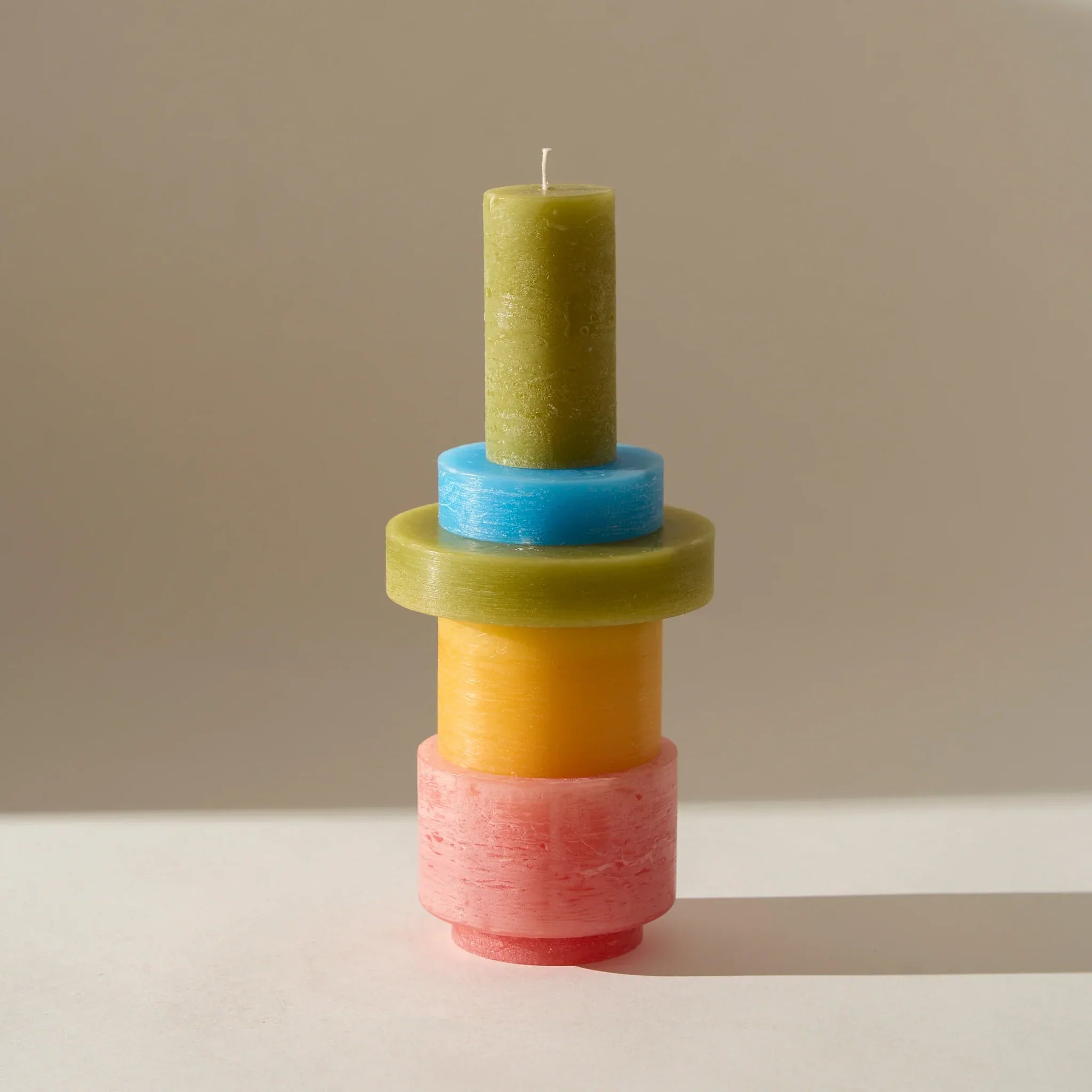 Candl Stack 03 - Pink & Yellow
