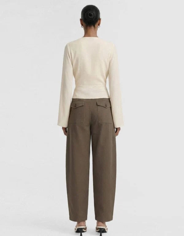 Willow Wrap Blouse - Cream