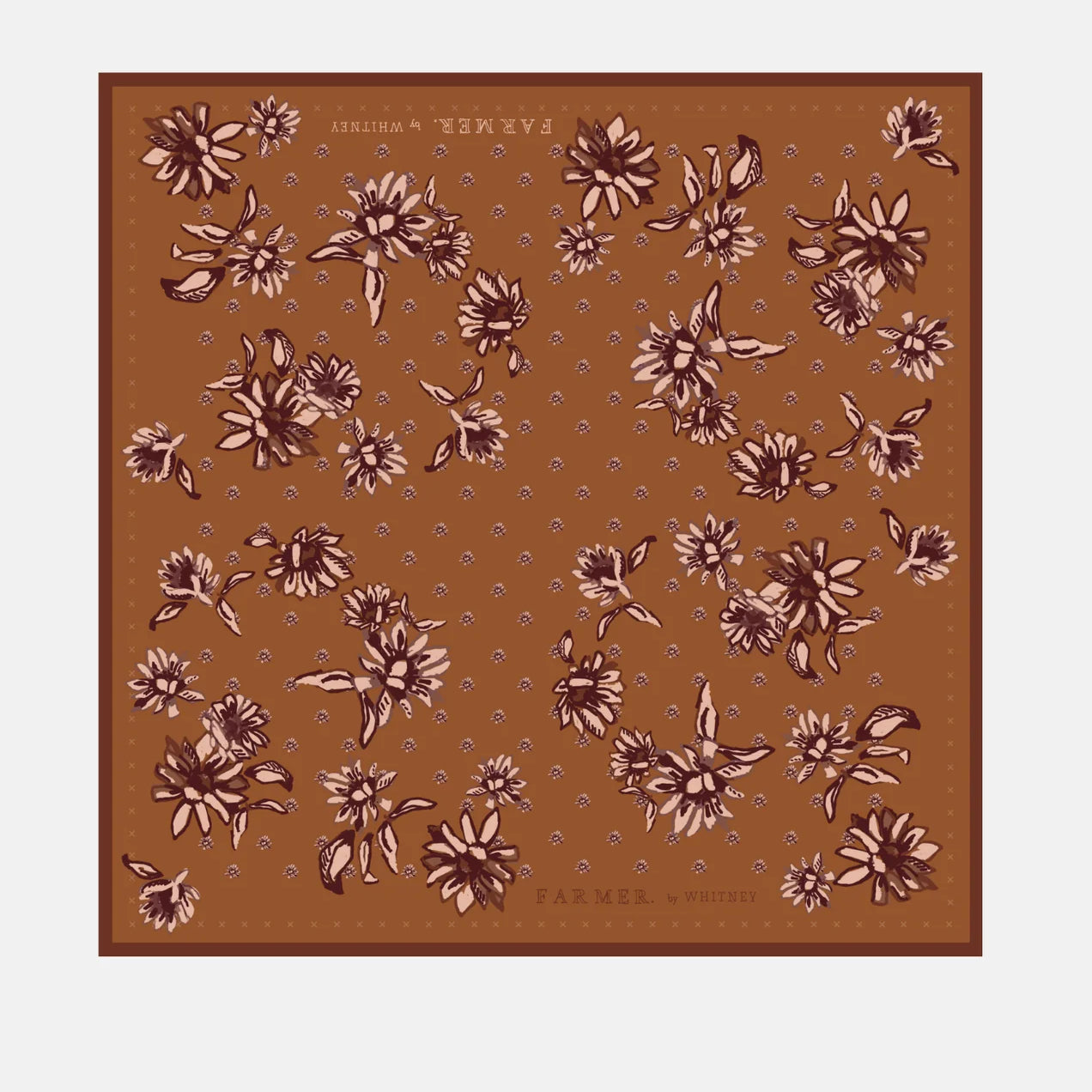 Sunburnt Bandana - Silk 65cm x 65cm