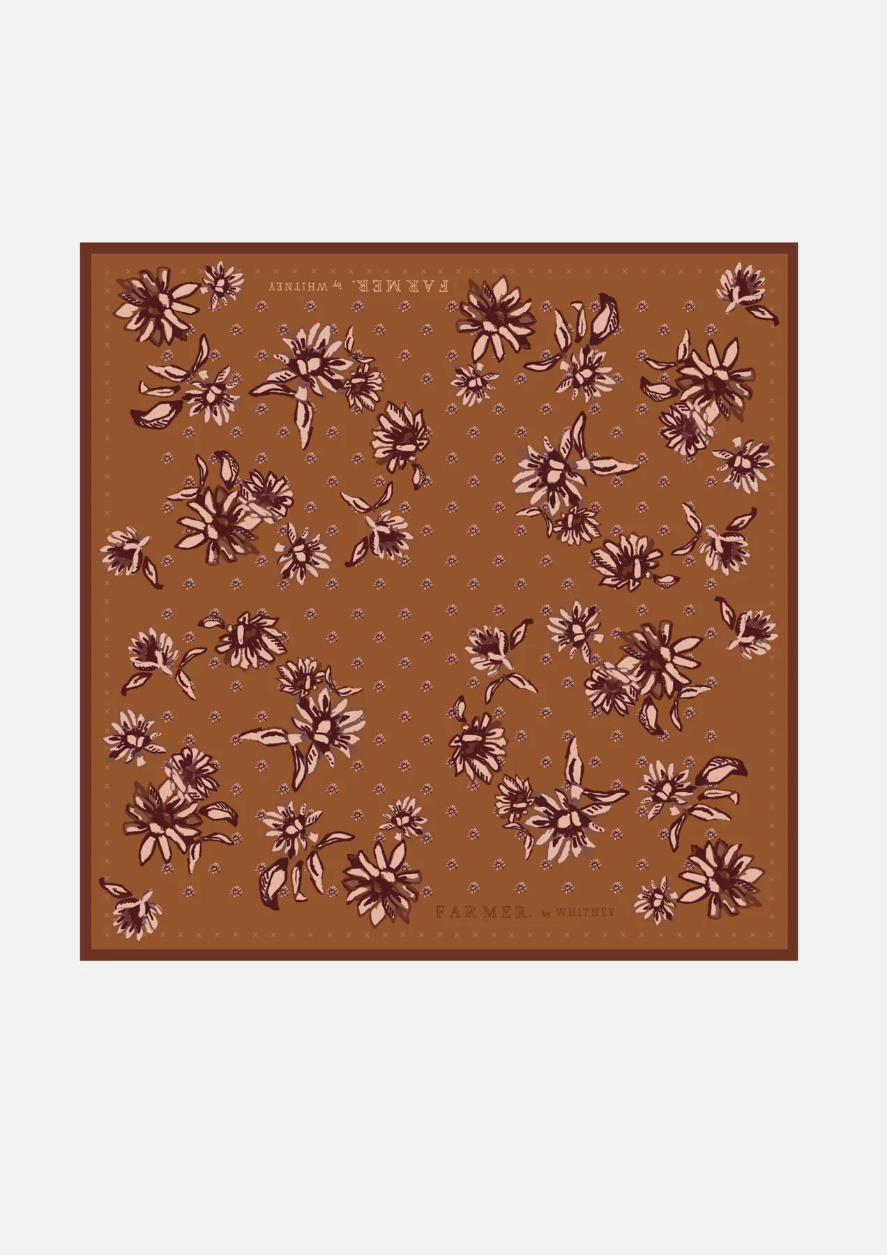 Sunburnt Bandana - Silk 65cm x 65cm