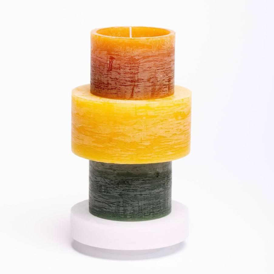 Candl Stack 04 - Green & Yellow
