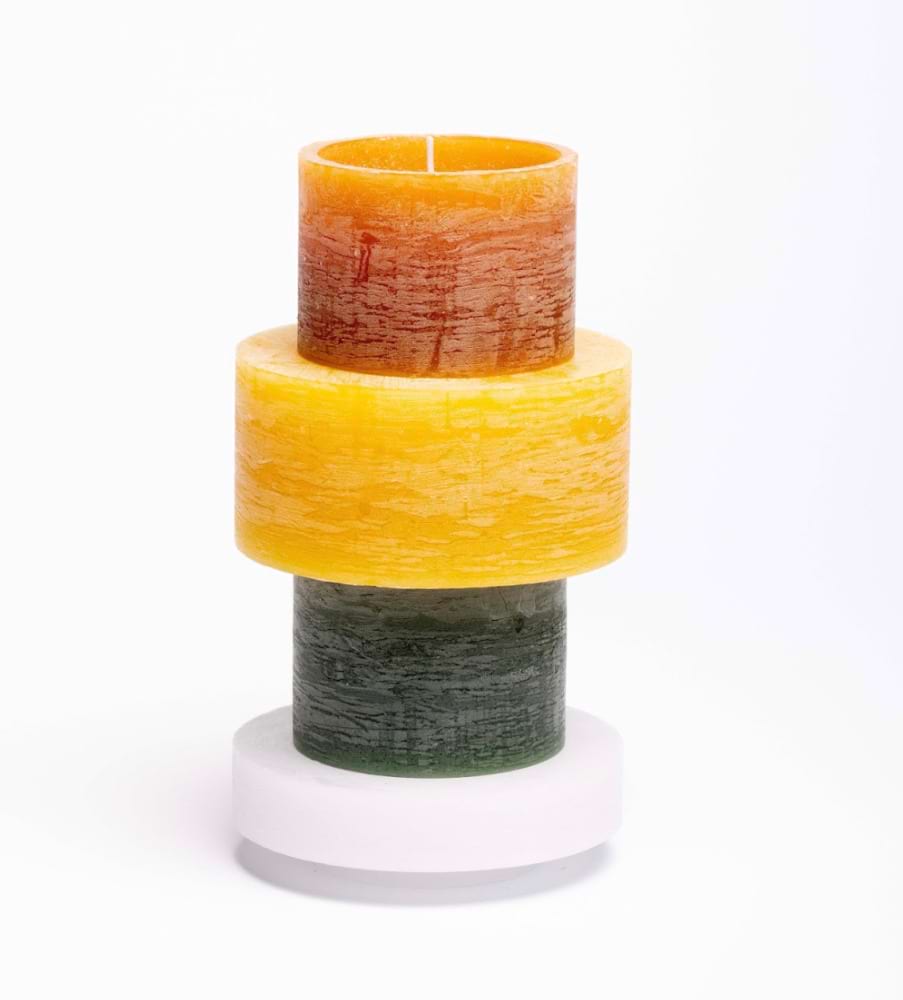 Candl Stack 04 - Green & Yellow