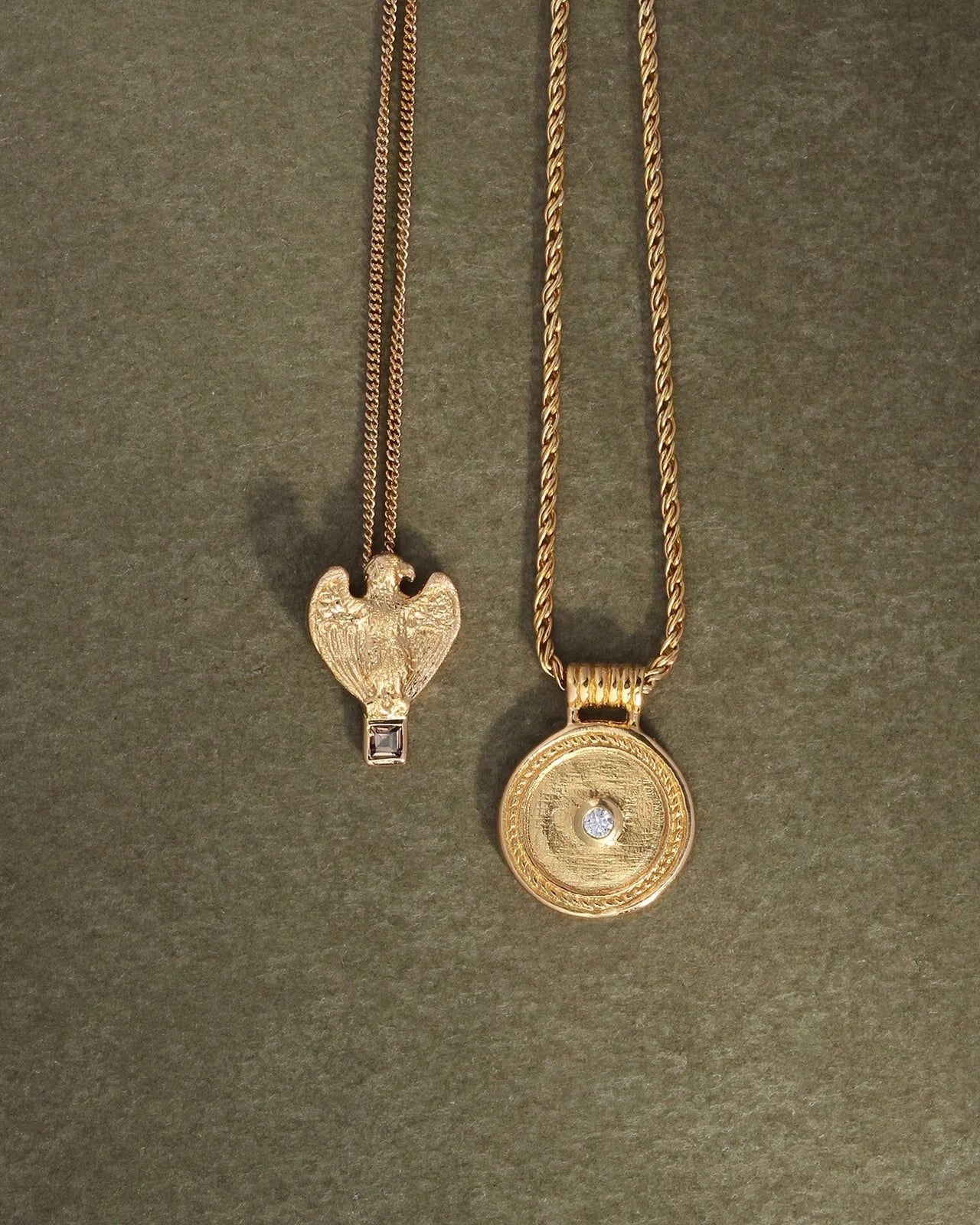 Capella Coin Necklace - Gold Vermeil