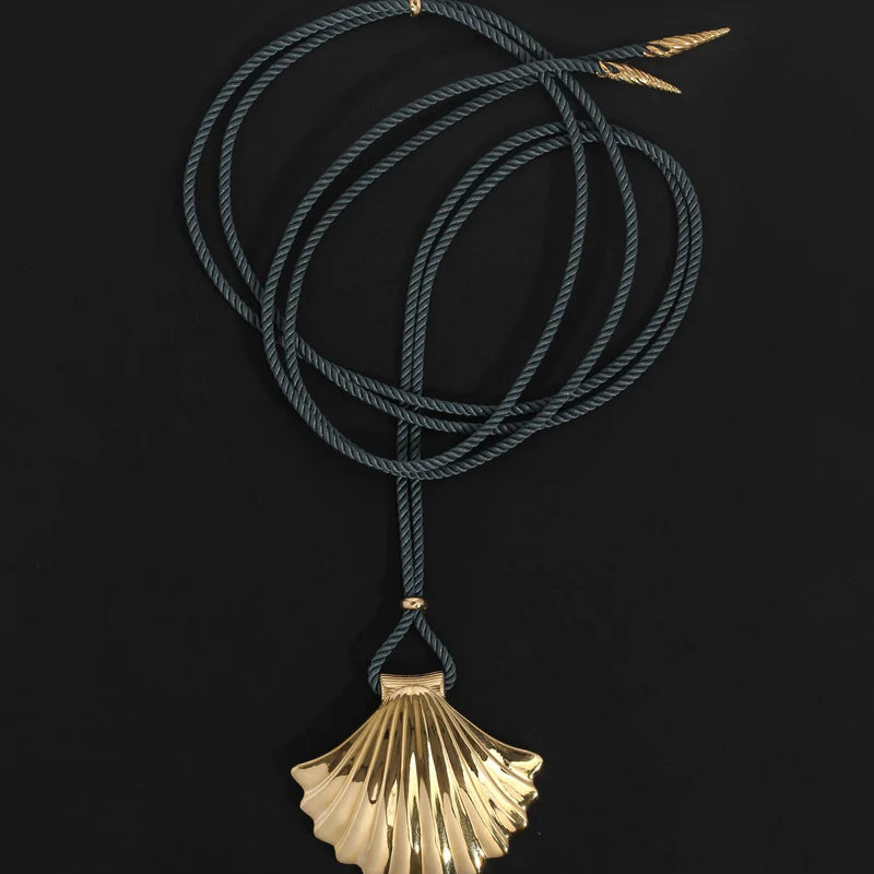 Eleni Cord Necklace - Gold Vermeil