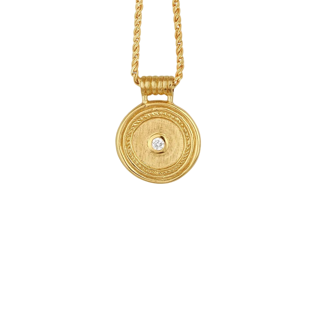Capella Coin Necklace - Gold Vermeil