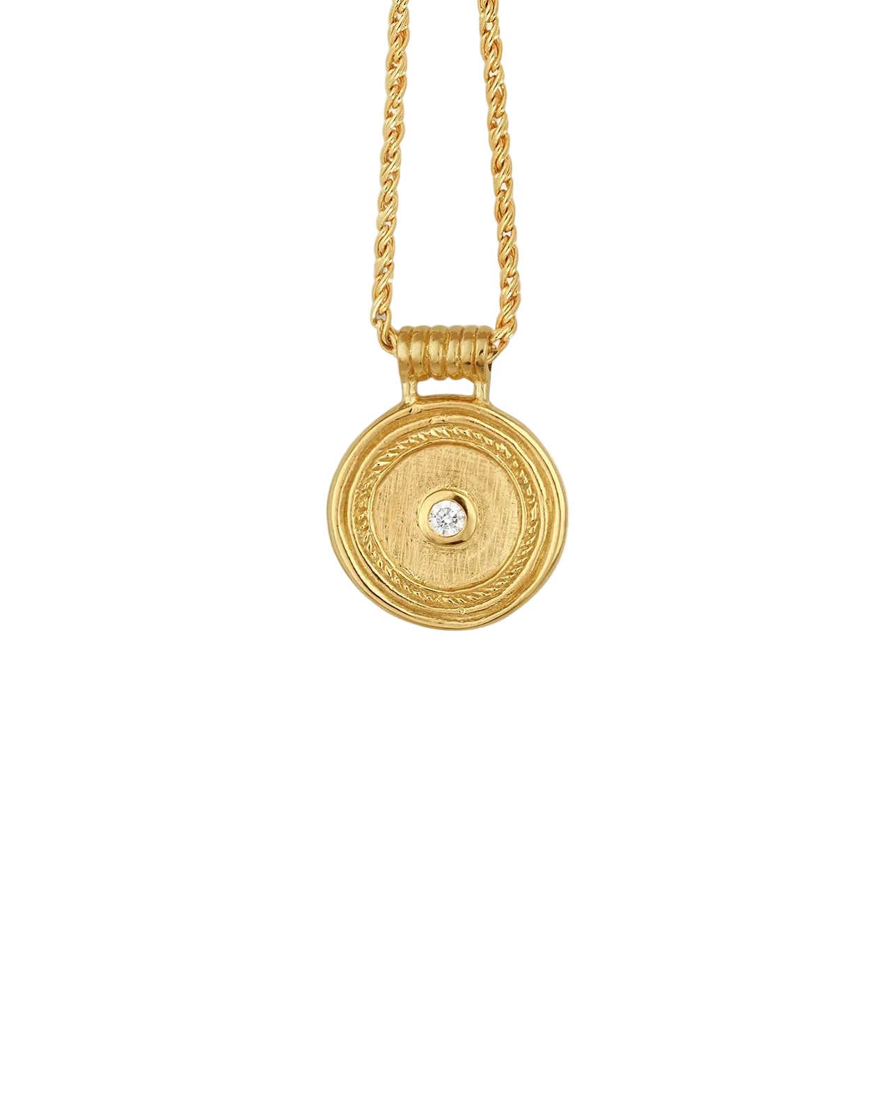 Capella Coin Necklace - Gold Vermeil