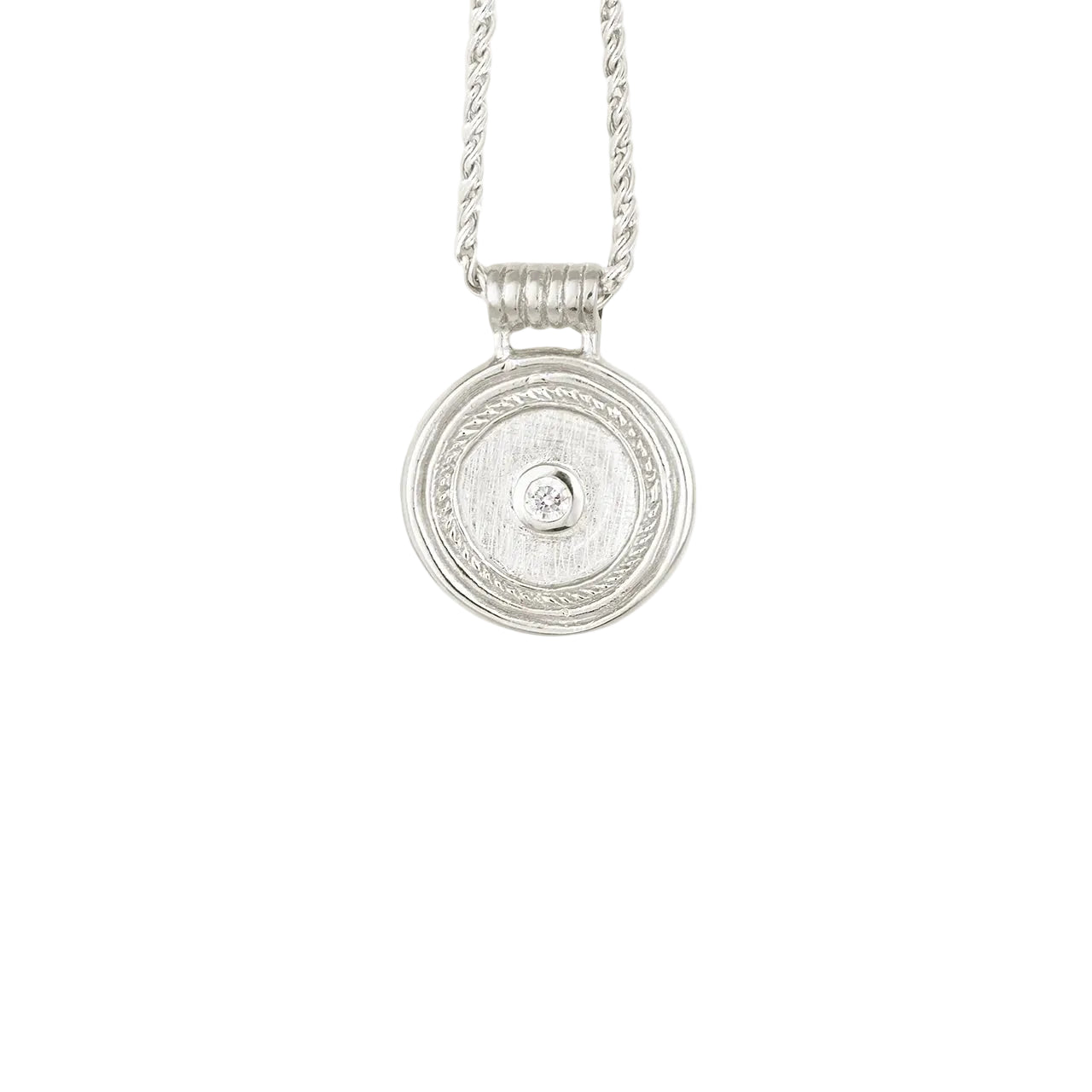 Capella Coin Necklace - Silver