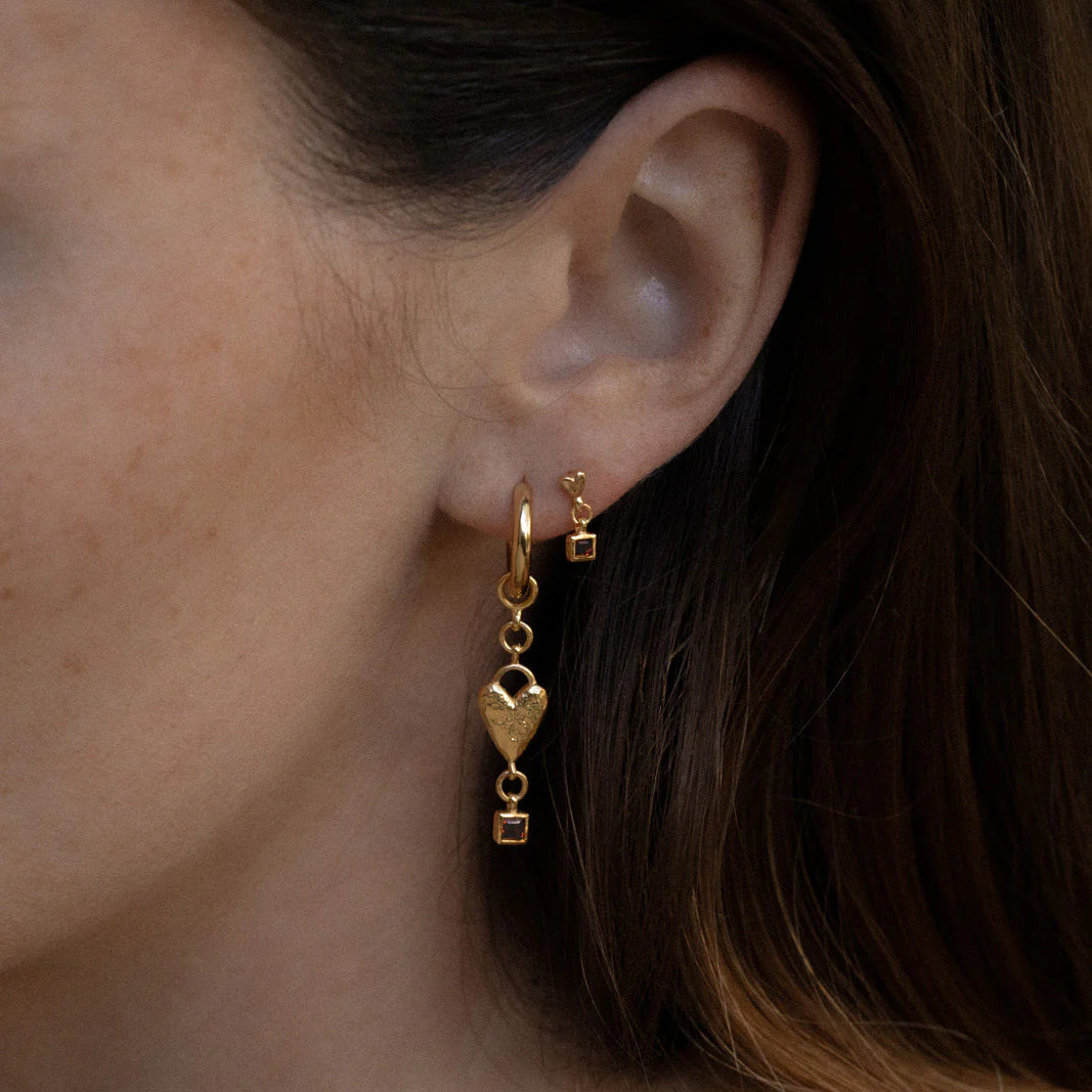 Eros Drop Studs - Gold Vermeil