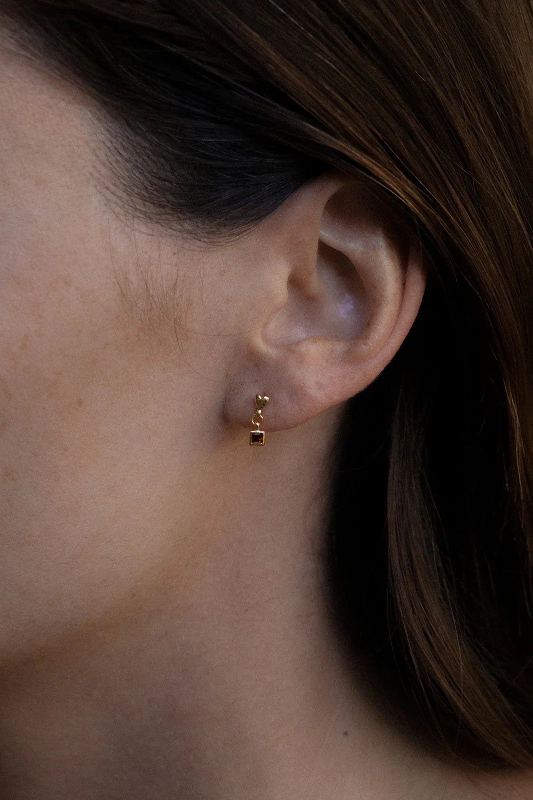 Eros Drop Studs - Gold Vermeil