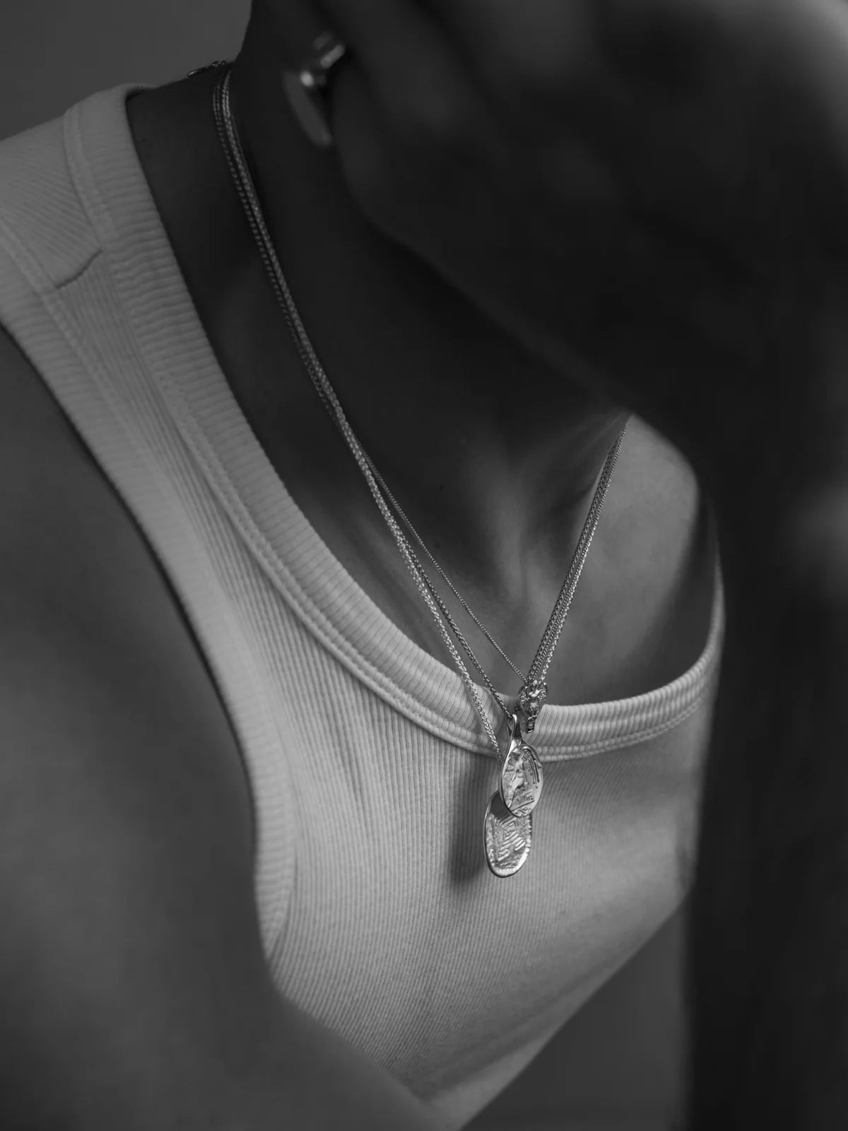 Labyrinth Necklace - Silver