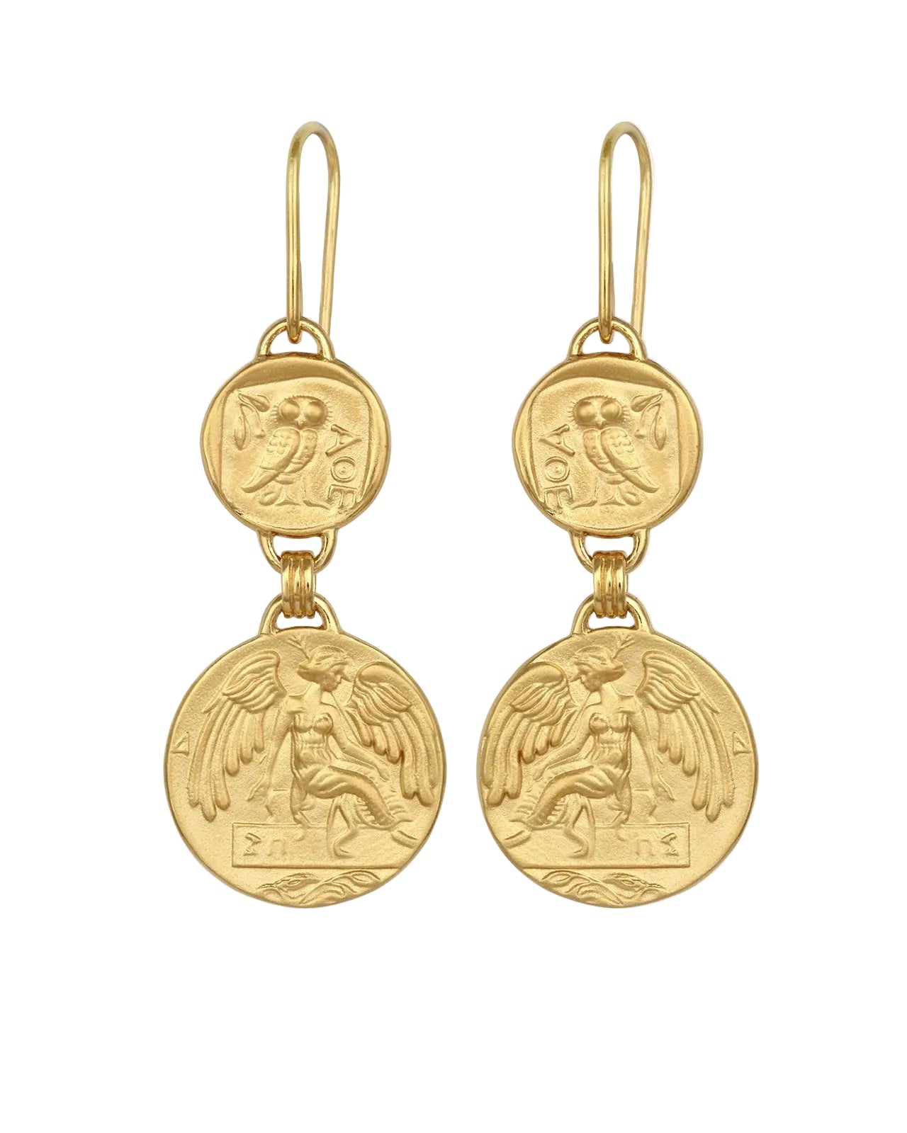 Mythos Earrings - Gold Vermeil