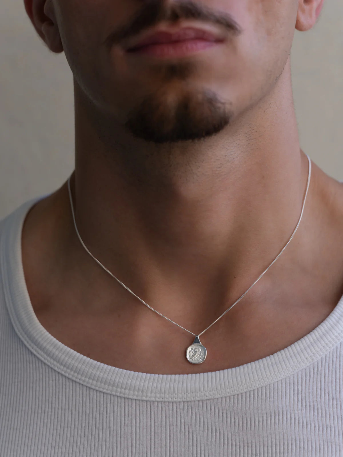 Palas Coin Necklace - Silver