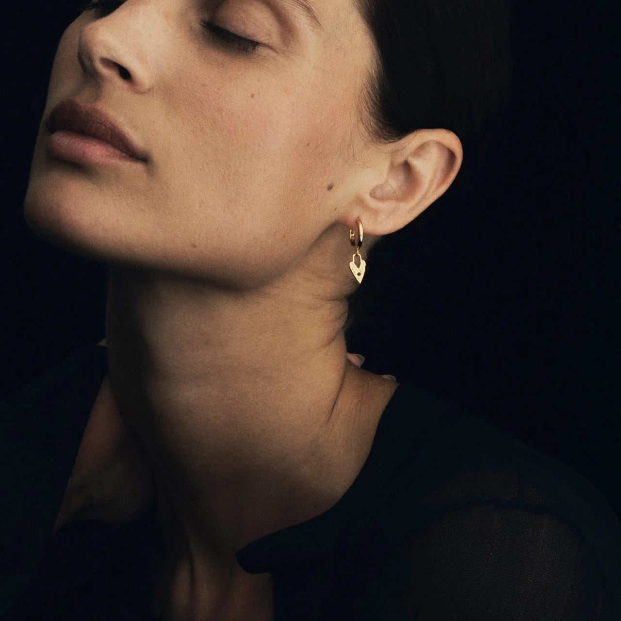 Lover Earrings - Gold Vermeil - Garnet