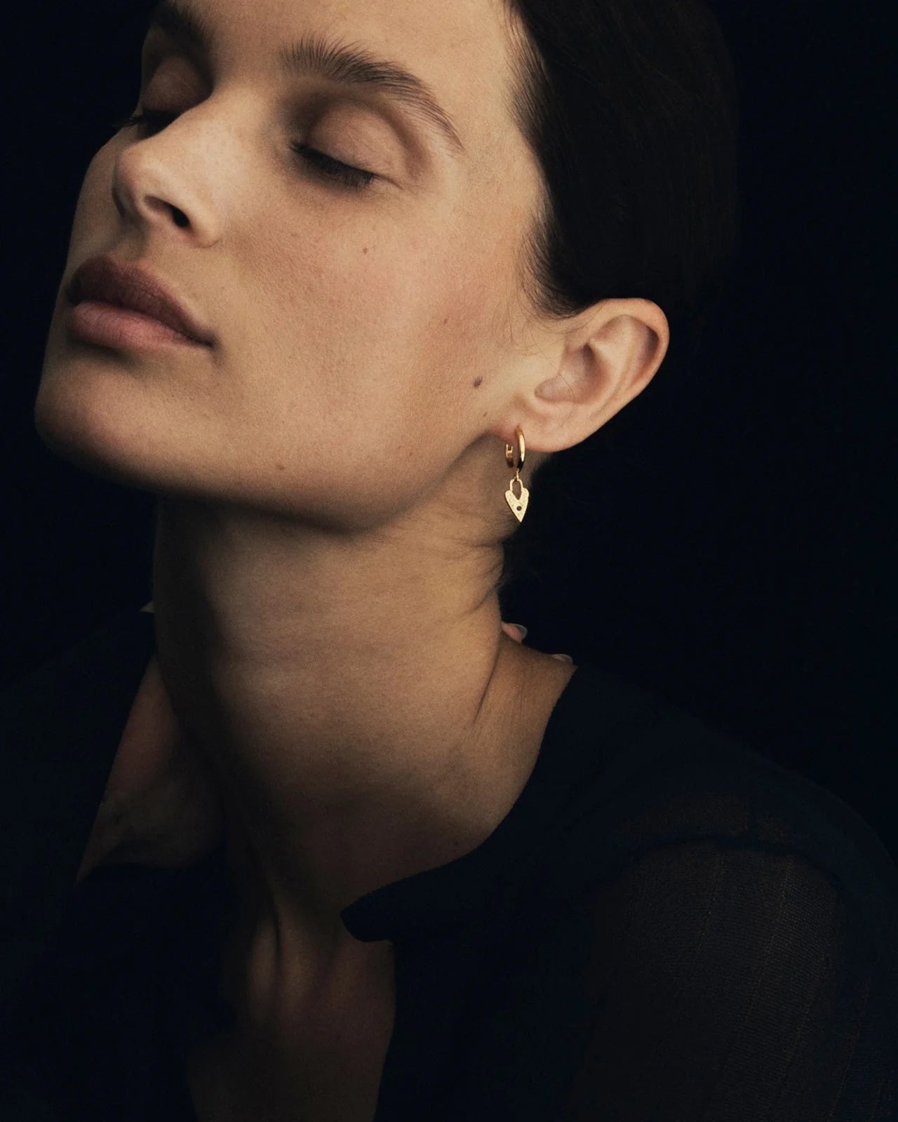 Lover Earrings - Gold Vermeil - Garnet
