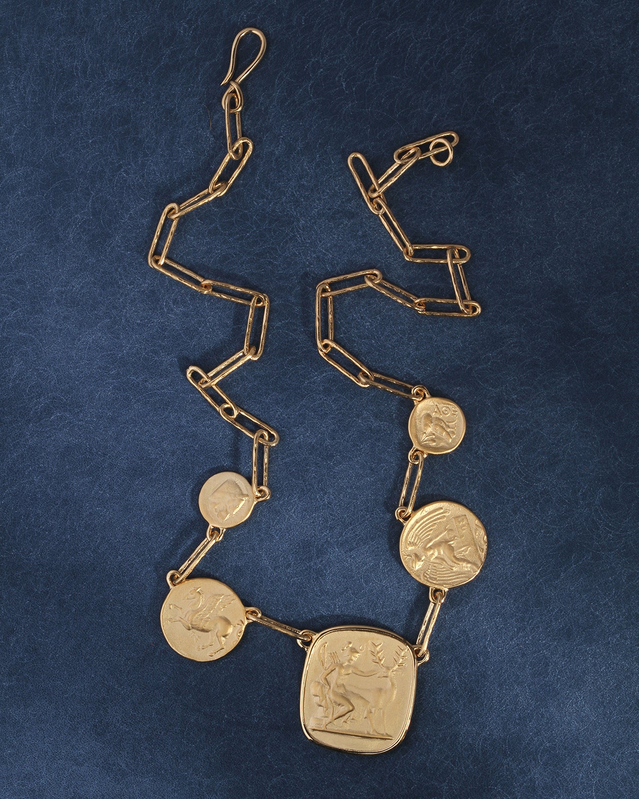 Mythos Statement Necklace - Gold Vermeil