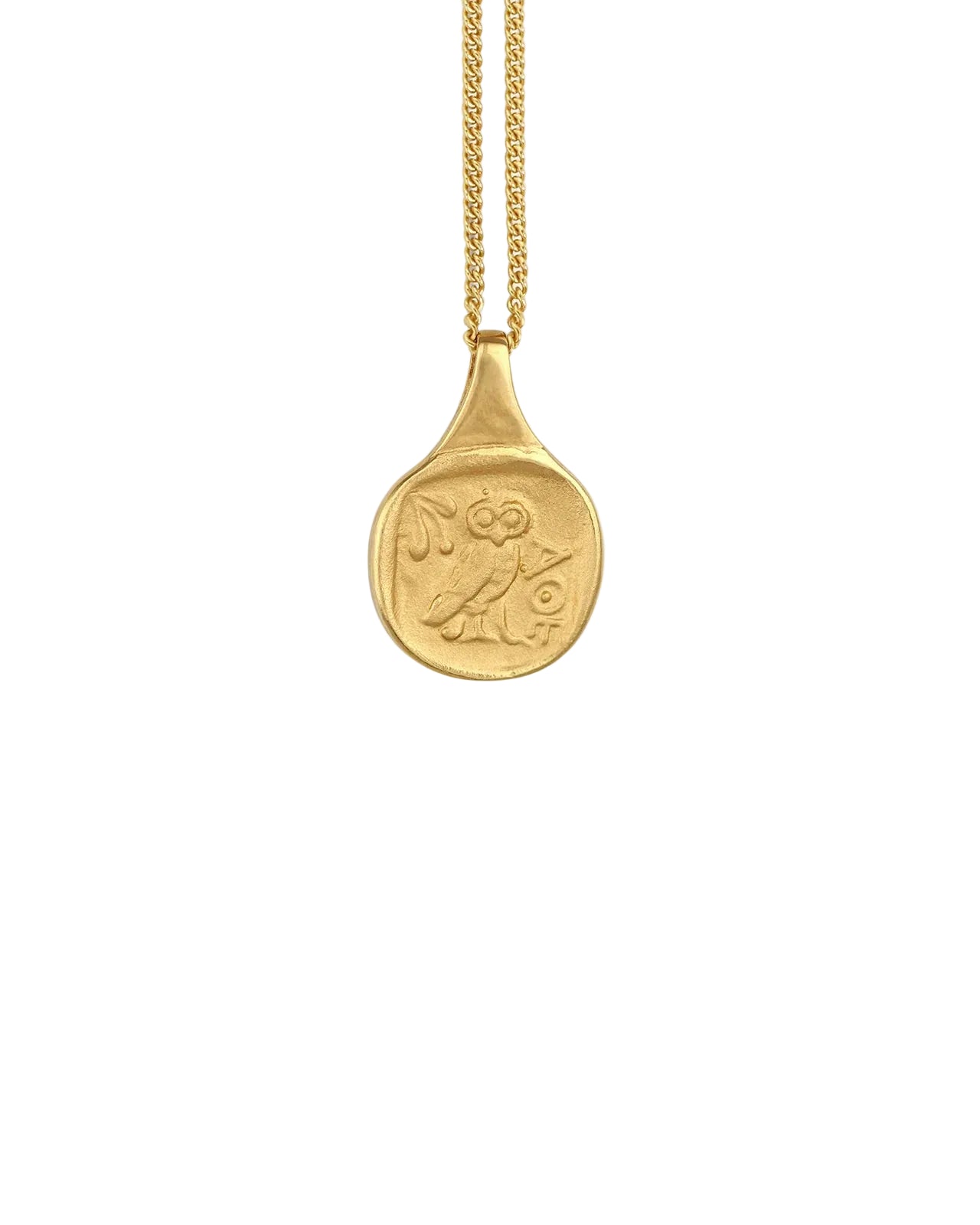 Palas Coin Necklace - Gold Vermeil