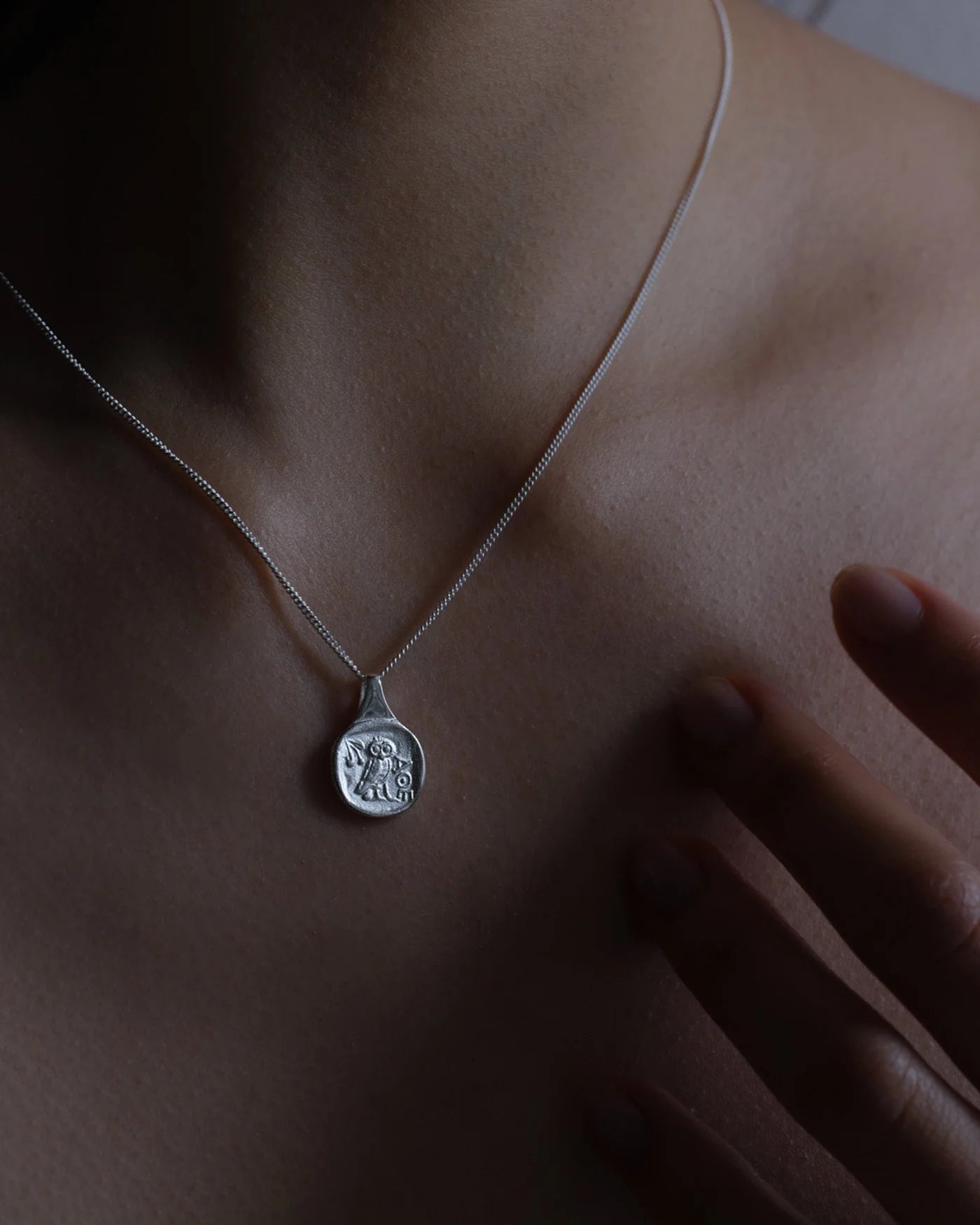 Palas Coin Necklace - Silver