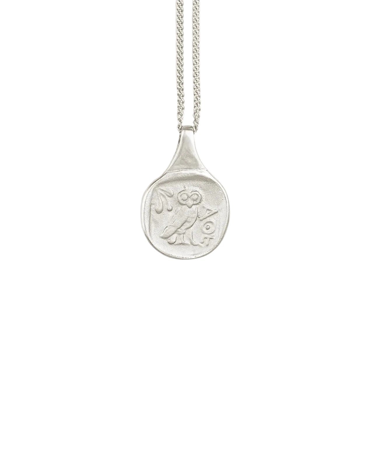 Palas Coin Necklace - Silver