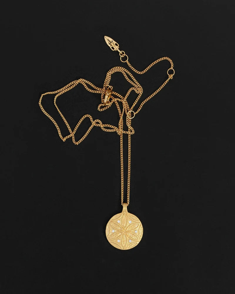 Seed Of Life Necklace - Gold Vermeil