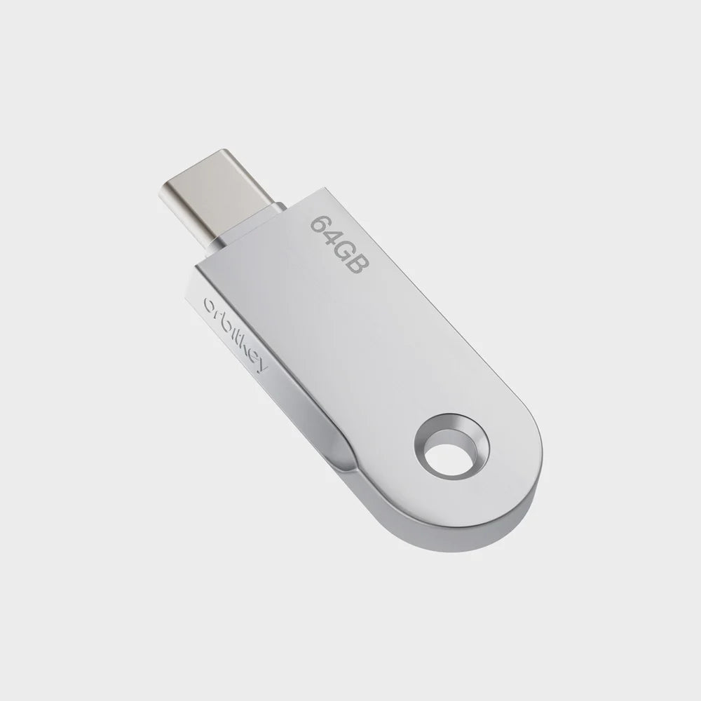 Orbitkey USB-C 64GB -Silver