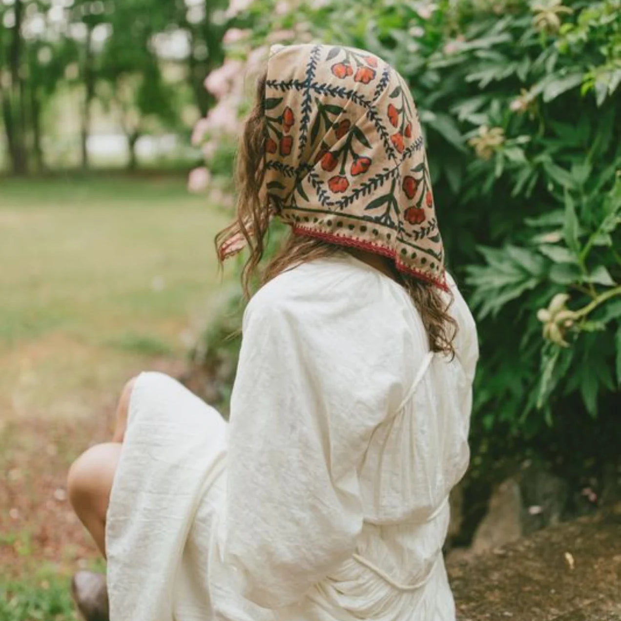 Wallflower Bandana - Silk 65cm x 65cm