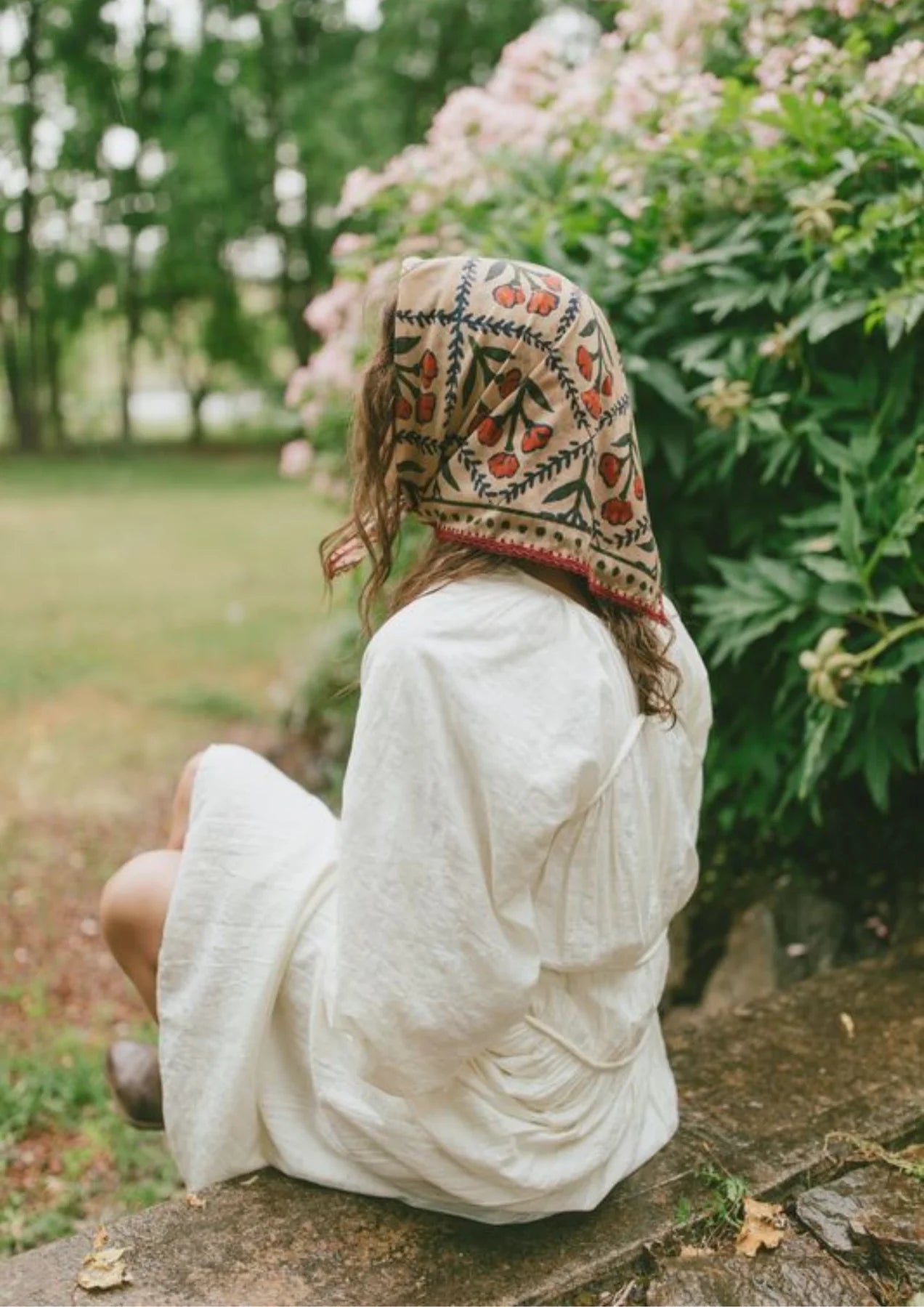 Wallflower Bandana - Silk 65cm x 65cm