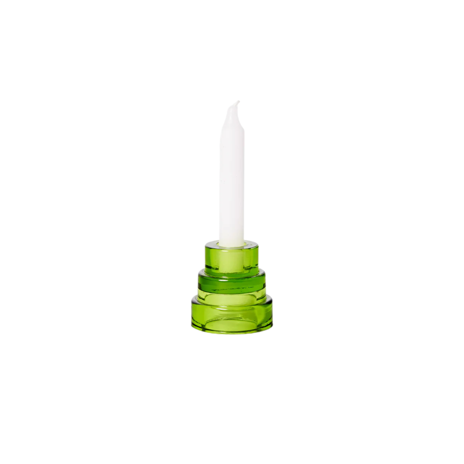 Areaware: Terrace candle holder - green