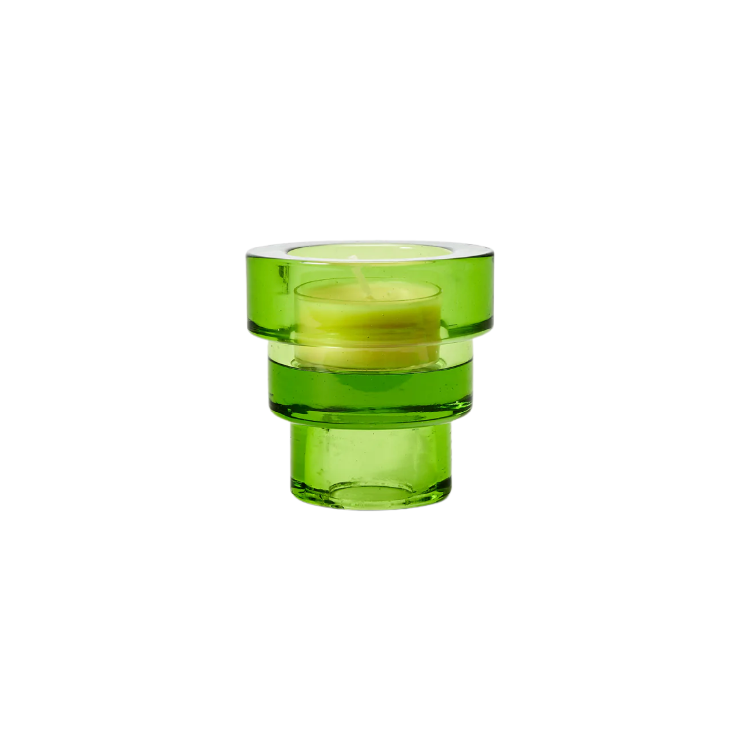 Areaware: Terrace candle holder - green