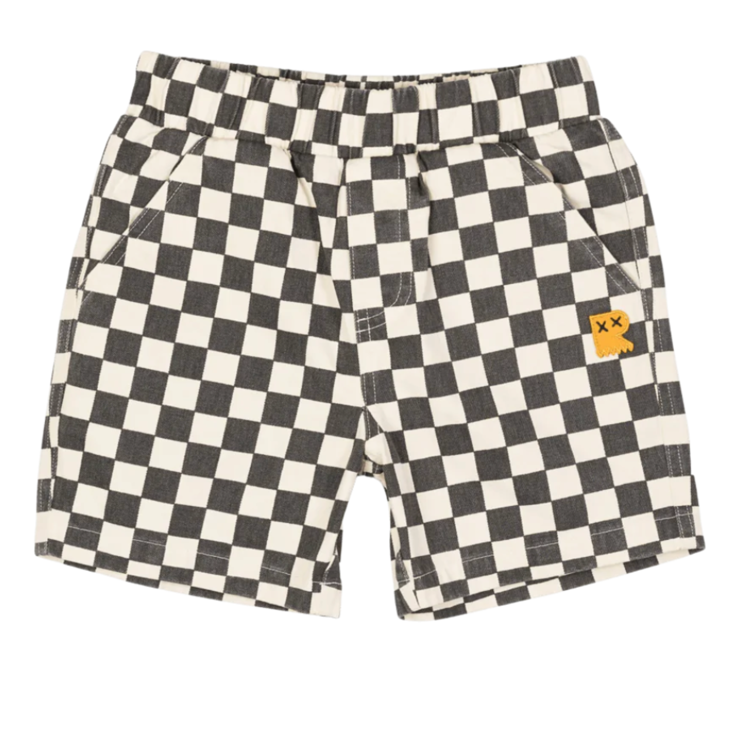 Charcoal Check Starter Shorts