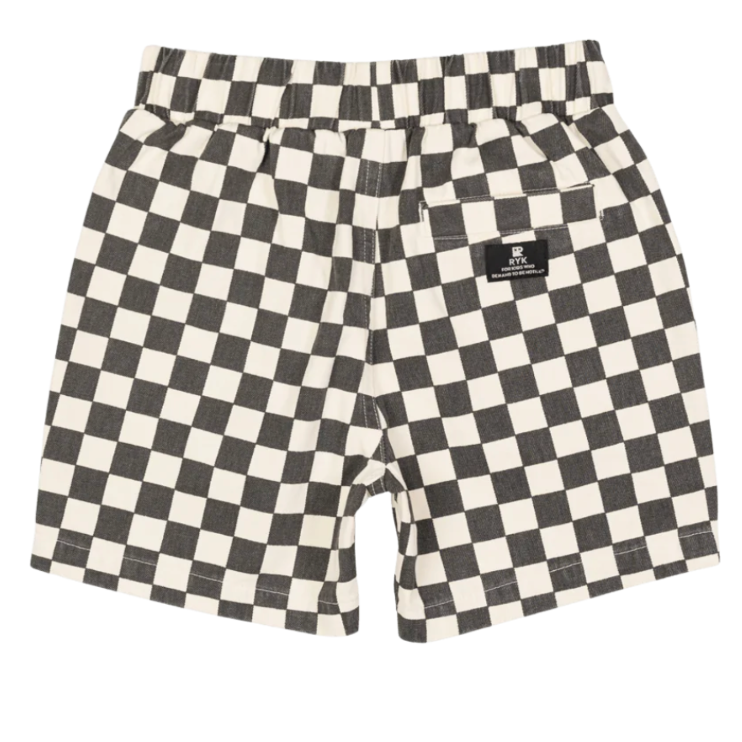 Charcoal Check Starter Shorts