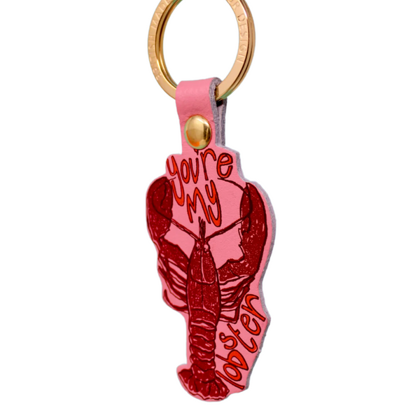 You're My Lobster Key Fob-Pink