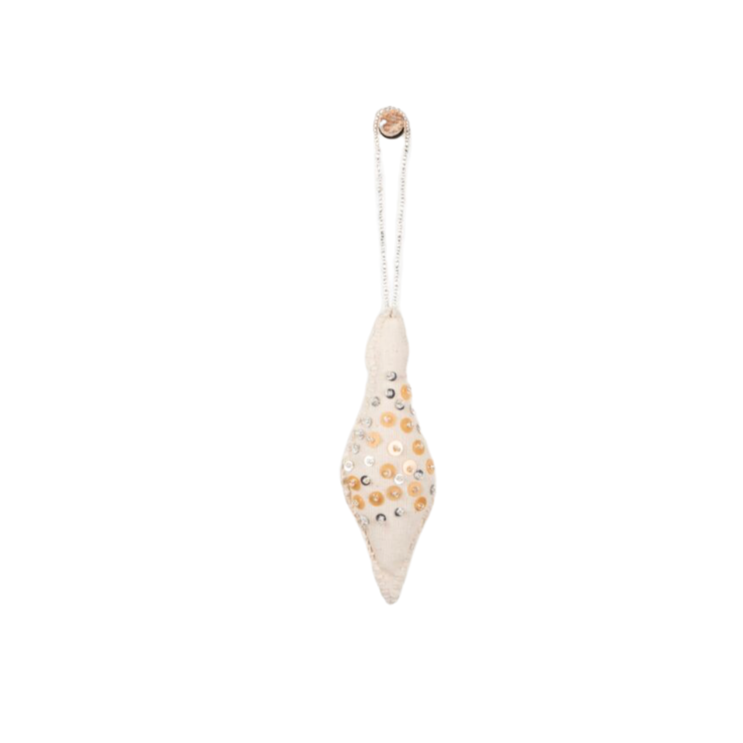 Fable hanging Finial Muslin Champagne Sequin