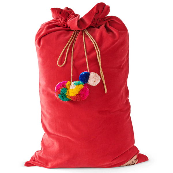 Red Velvet Santa Sack