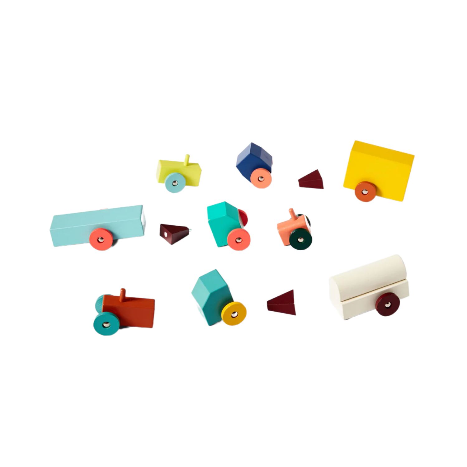 Wooden Hovers Tractors by Areaware