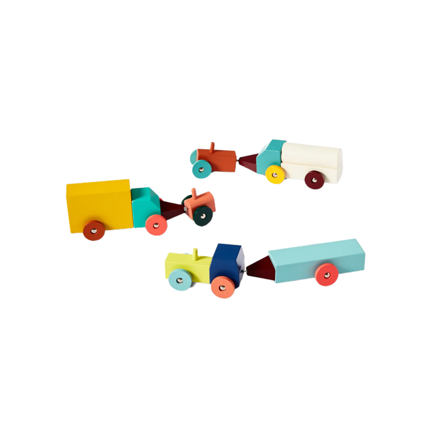Wooden Hovers Tractors by Areaware