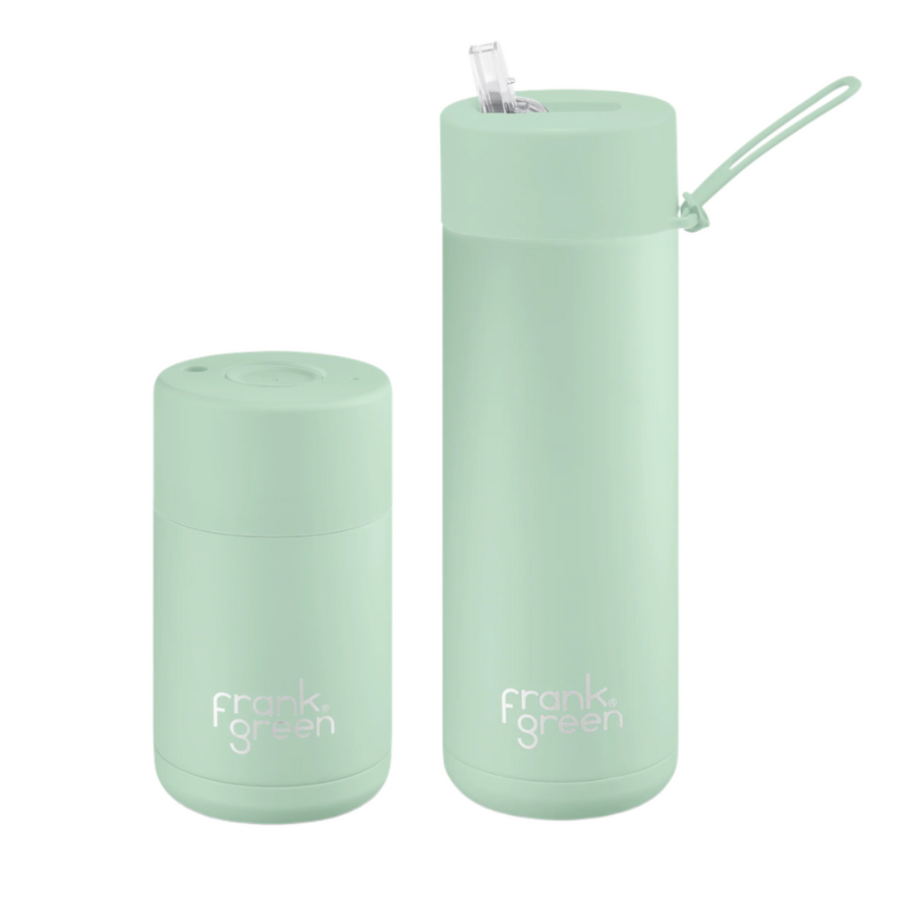 Mint Gelato Cup and Bottle Gift Set