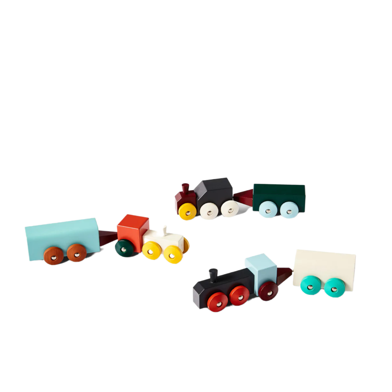Wooden Hovers Trains by Areaware